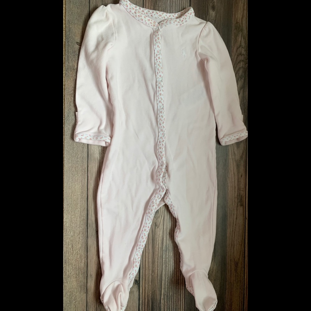 Ralph Lauren footie girl